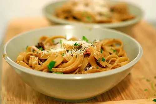 Porcini Fettucine